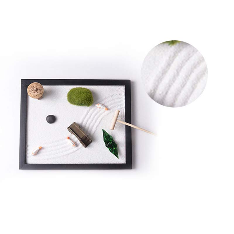Koi Fish Zen Garden Decoration for Peaceful Meditation 21.5cm