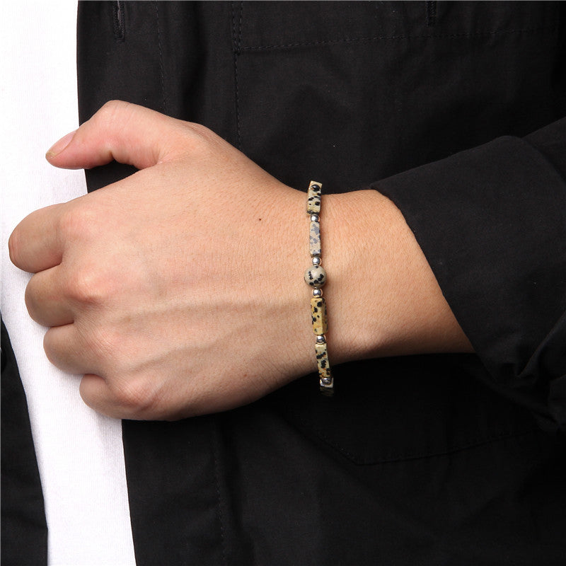Natural Crystal Amethyst Bracelet for Spiritual Balance & Healing