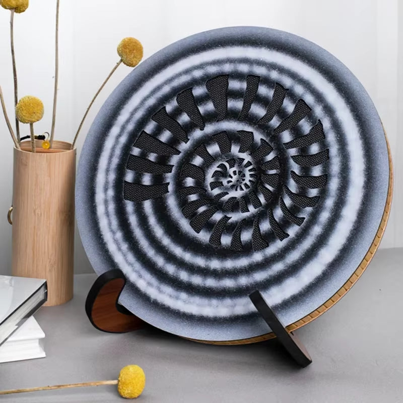 18CM Rainmaker Shaker Onomatopoeic Stream Drum Sound Healing Therapy Orff Instruments Meditation Yoga Rainmaker Shakers