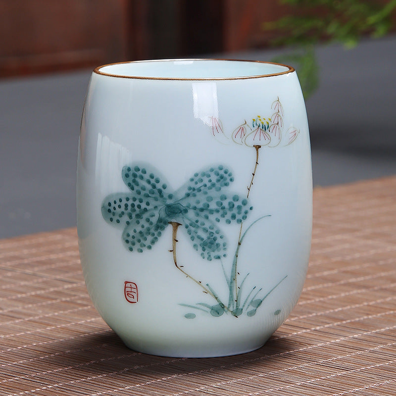 Ceramic Spiritual Teacup 180ml for Zen Meditation Rituals