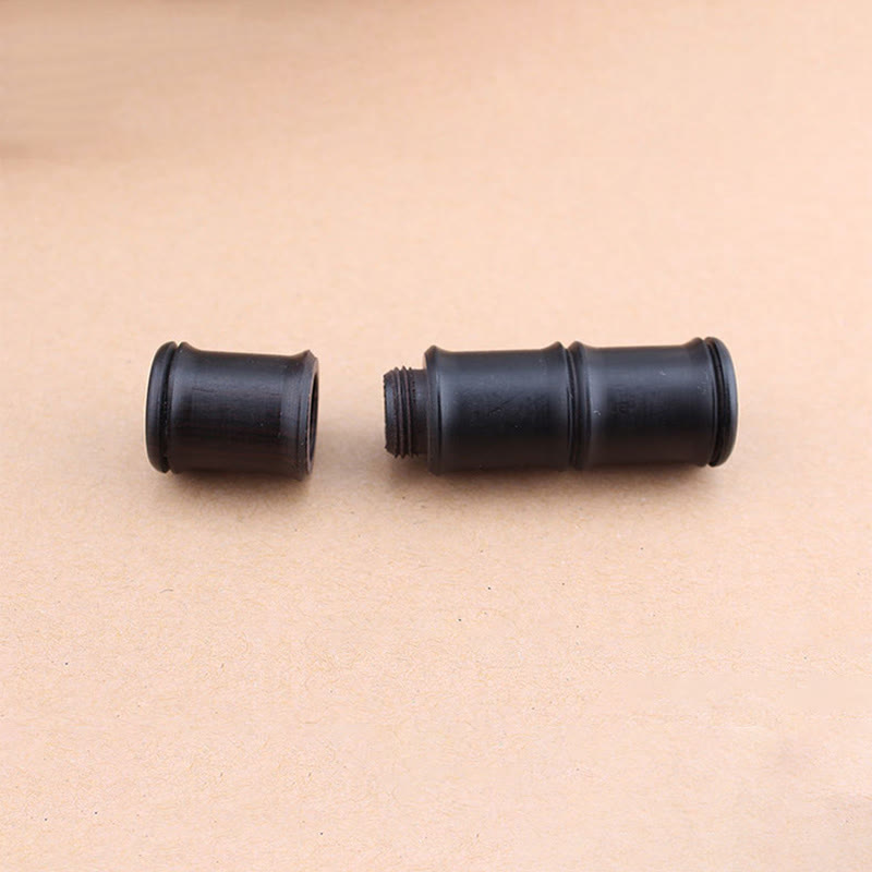 Ebony Wood Spiritual Necklace with Bamboo Ghau Prayer Box
