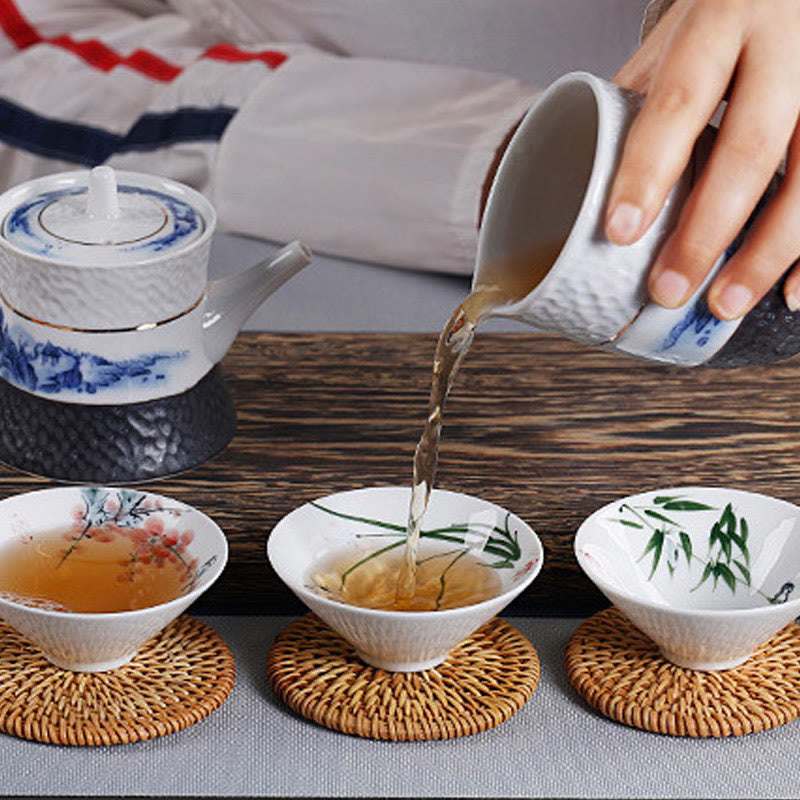 Vintage Ceramic Kung Fu Tea Cup | Zen Decor 60ml