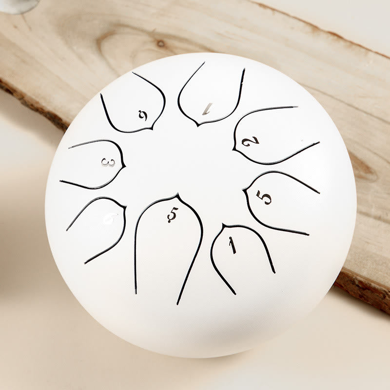 8 Note Steel Tongue Drum Kit for Meditation & Sound Healing
