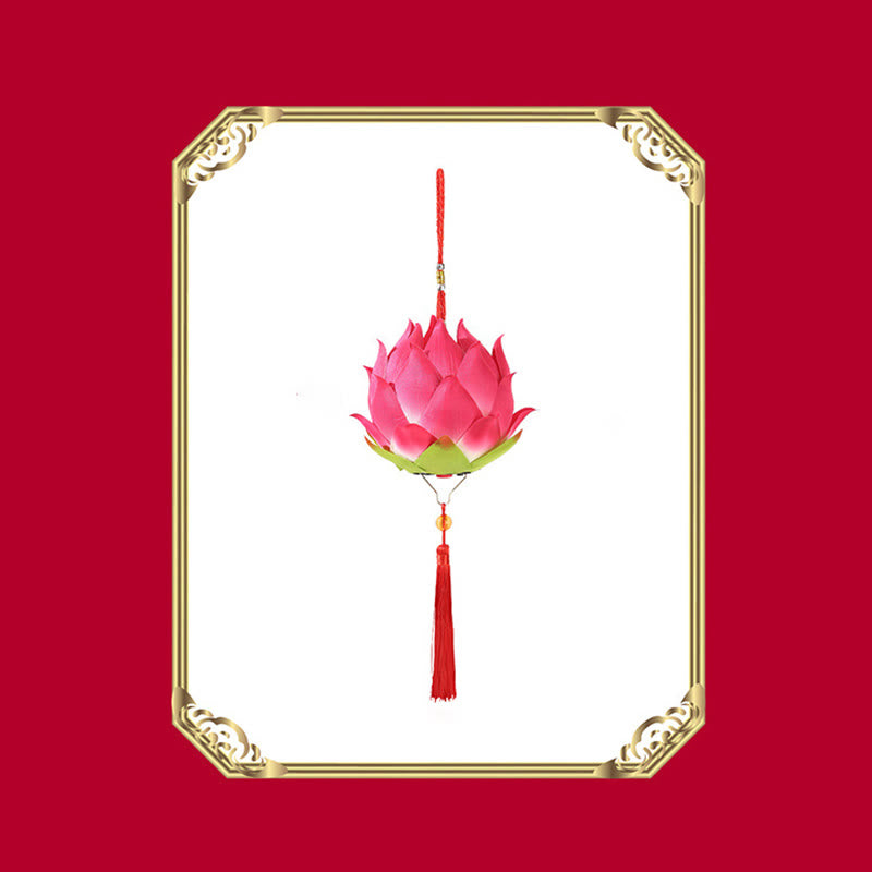 DIY Lotus Flower Dragon Lantern | Spiritual Home Accent