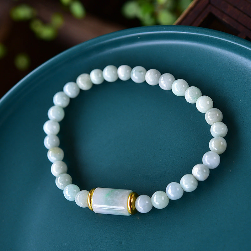 Natural Jade Luck & Prosperity Bracelet for Abundance