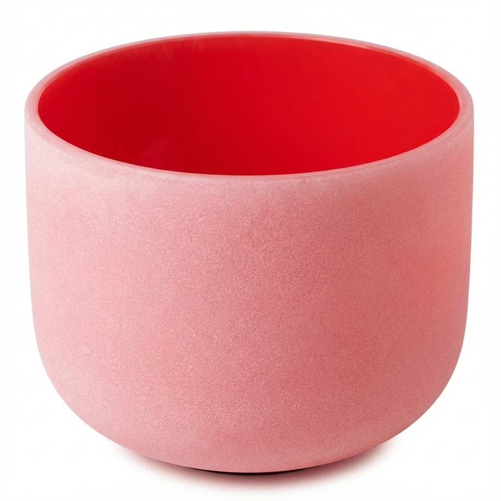 Red C Note Root Chakra Crystal Singing Bowl