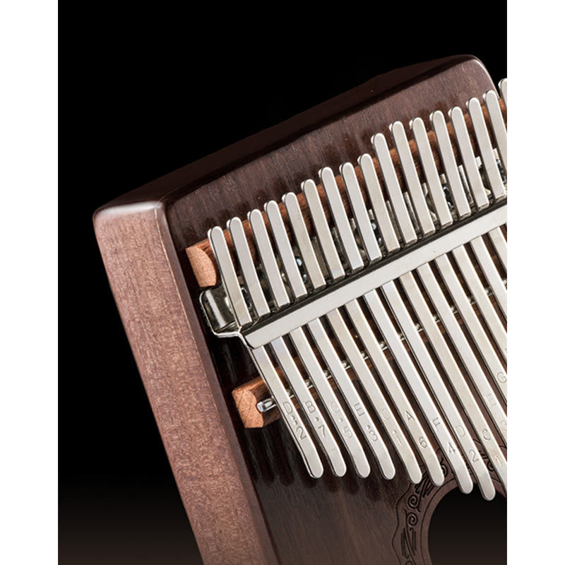 17 Keys Mahogany Wood Meditation Kalimba Thumb Piano