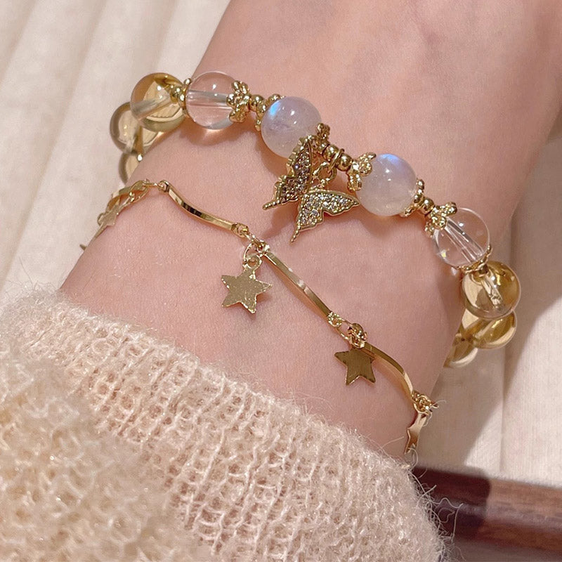 10mm Citrine Prosperity & Protection Charm Bracelet