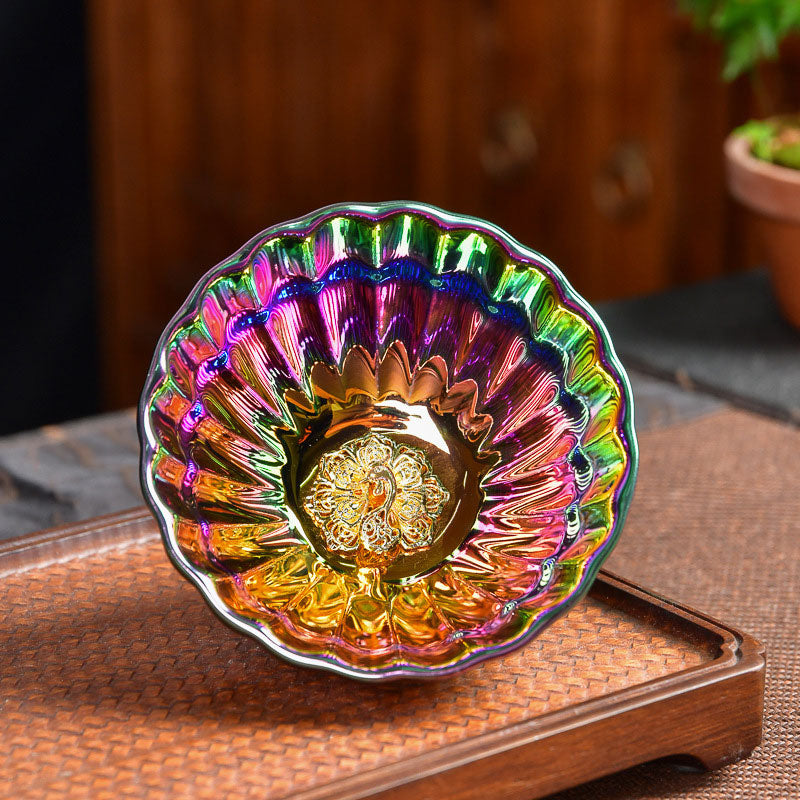 Authentic Lotus Peacock Jian Zhan Tea Cup 120ml