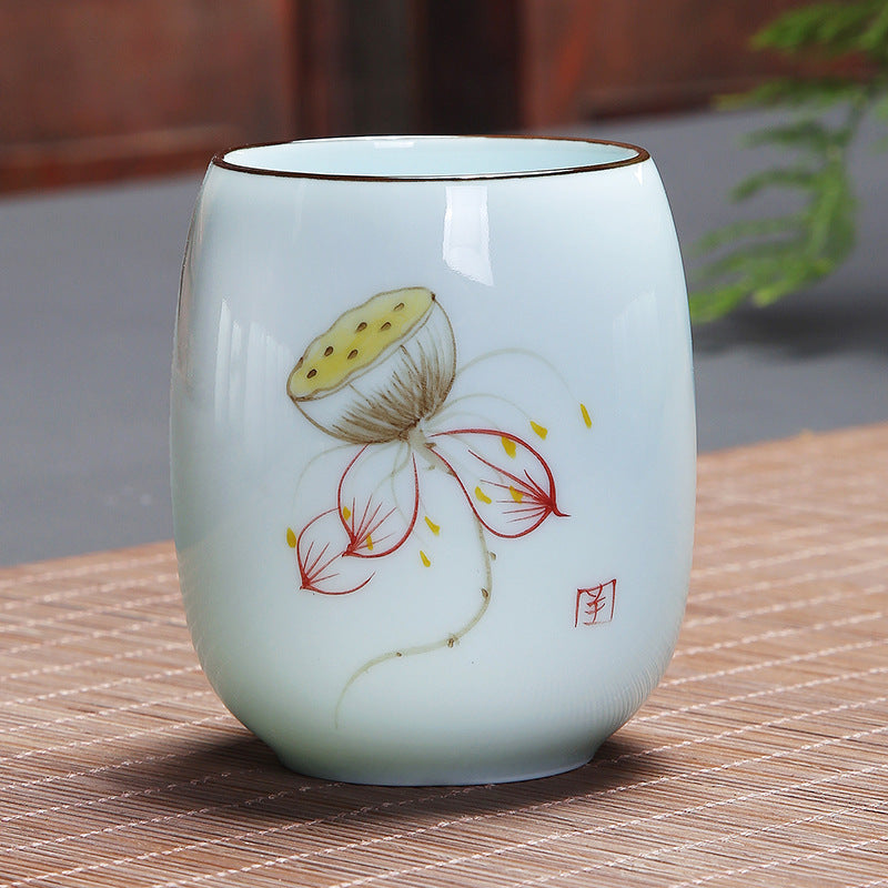 Ceramic Spiritual Teacup 180ml for Zen Meditation Rituals