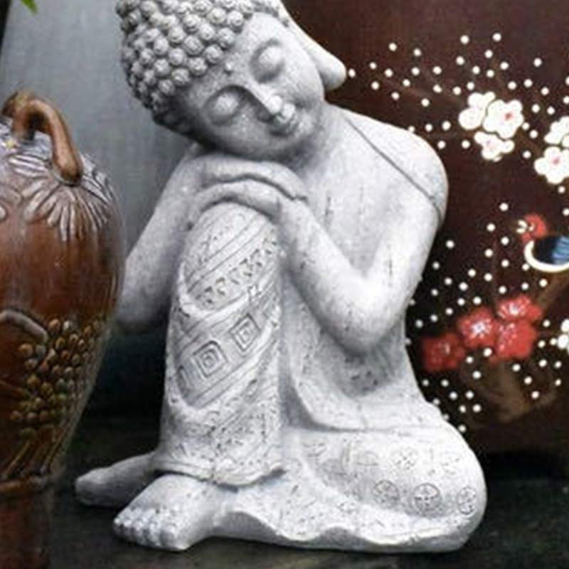 Tibetan Resin Buddha Statue for Meditation and Serenity
