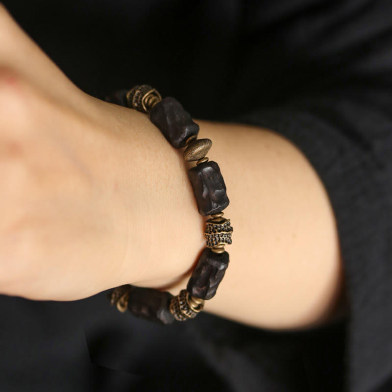 Ebony Wood Spiritual Bracelet | Calm Peace Protection