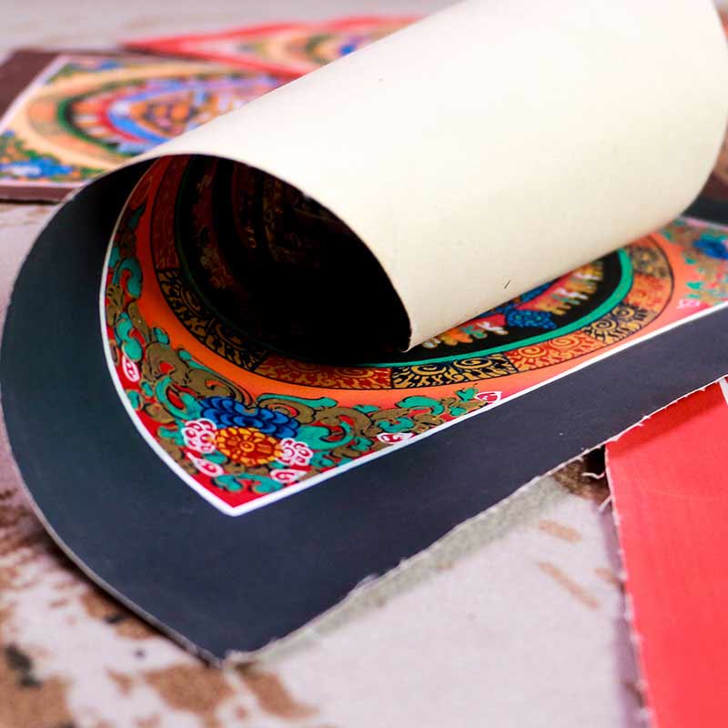 32cm Tibetan Mandala Tapestry | Handmade Spiritual Art