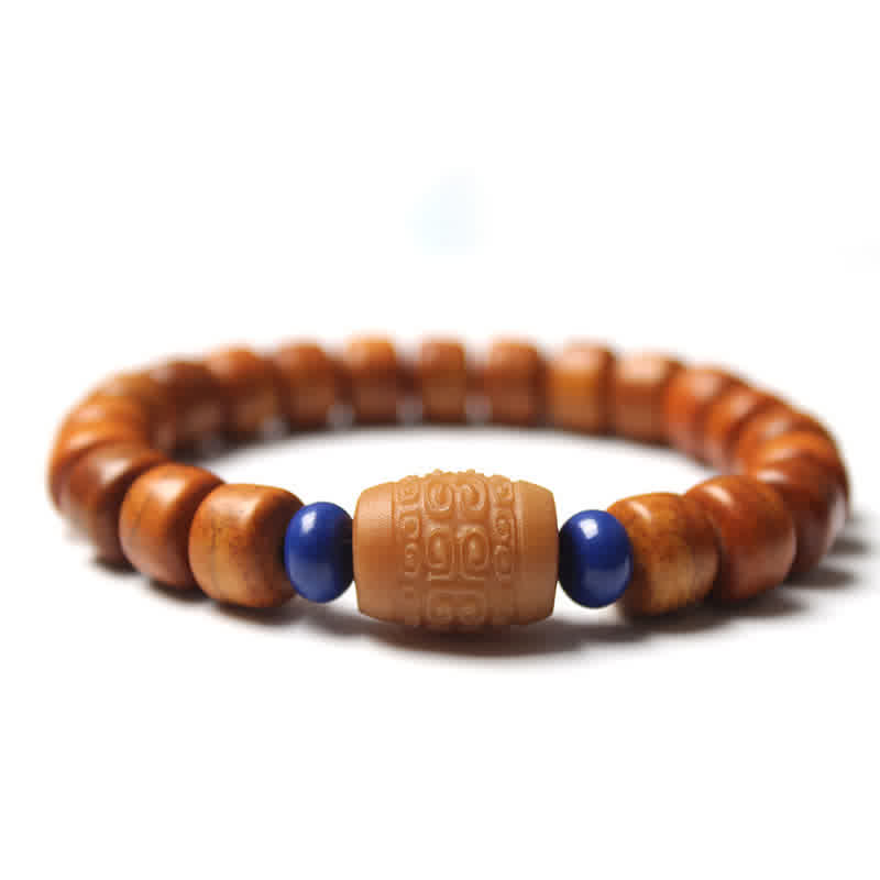 Yak Bone Om Mani Padme Hum Strength Bracelet 9mm