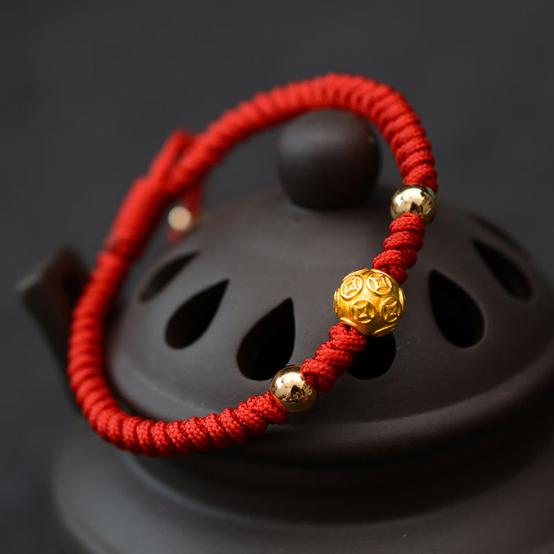 Om Mani Padme Hum Silver String Couple Bracelet | Protection & Luck