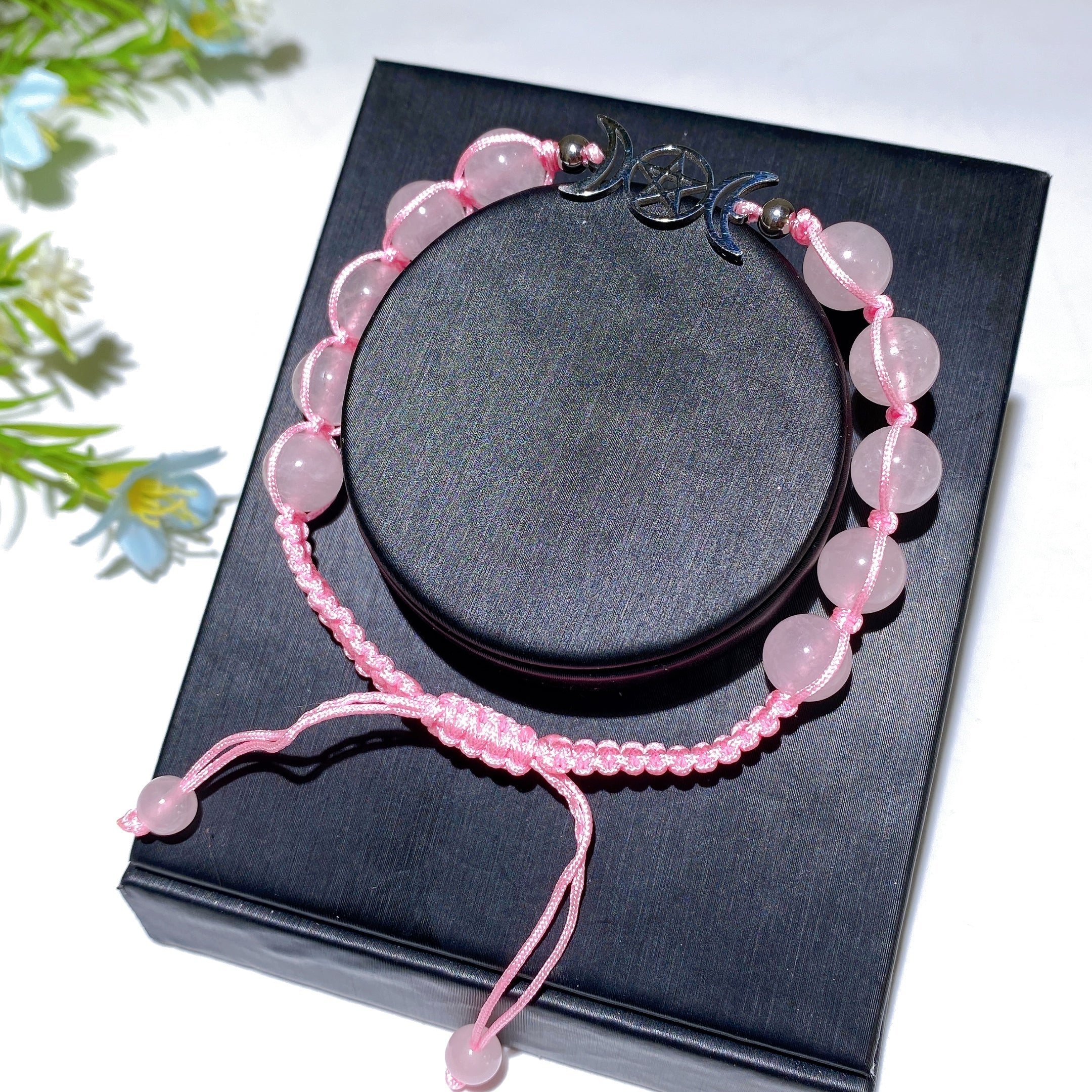 Adjustable 8mm Mixed Crystal Spiritual Bracelet