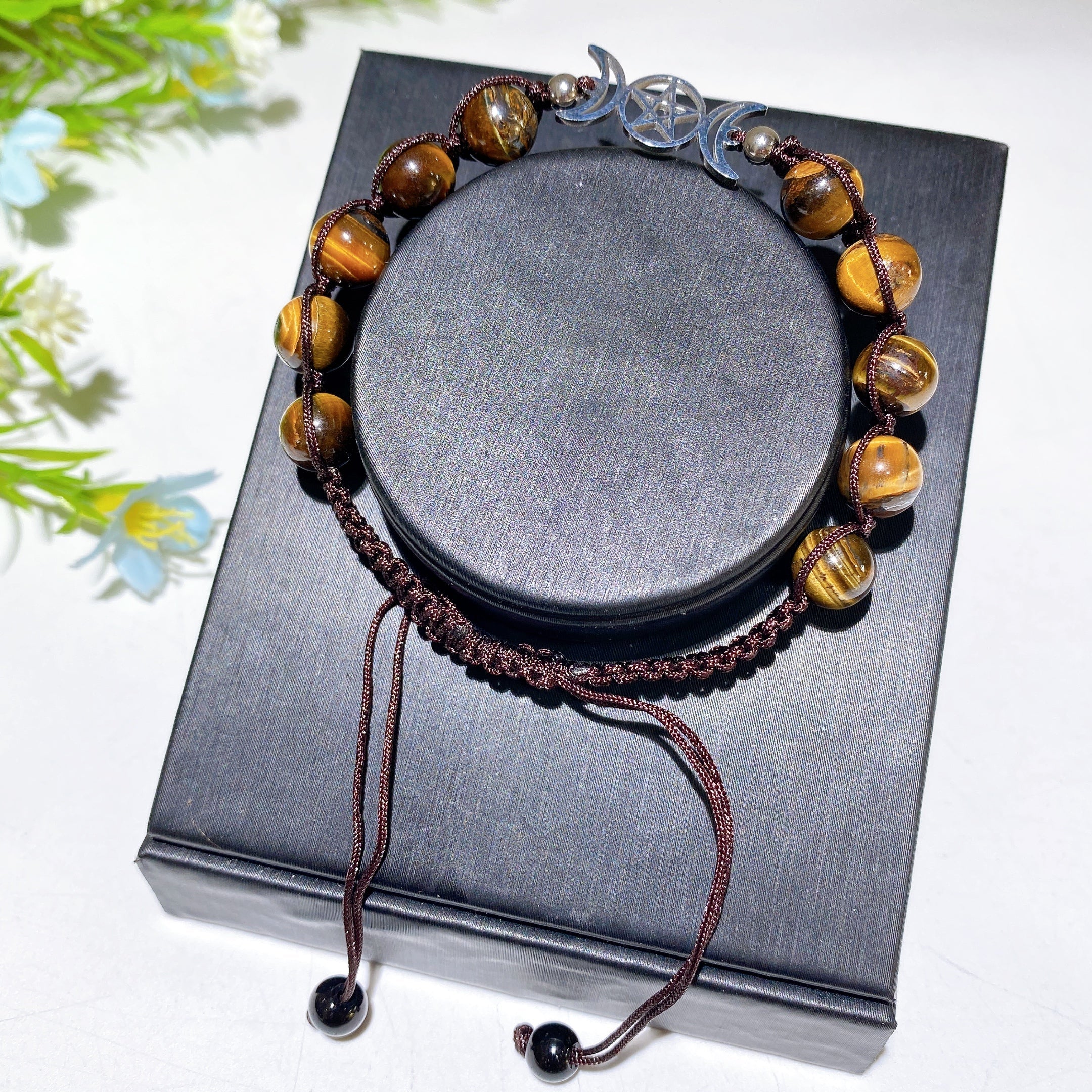 Adjustable 8mm Mixed Crystal Spiritual Bracelet