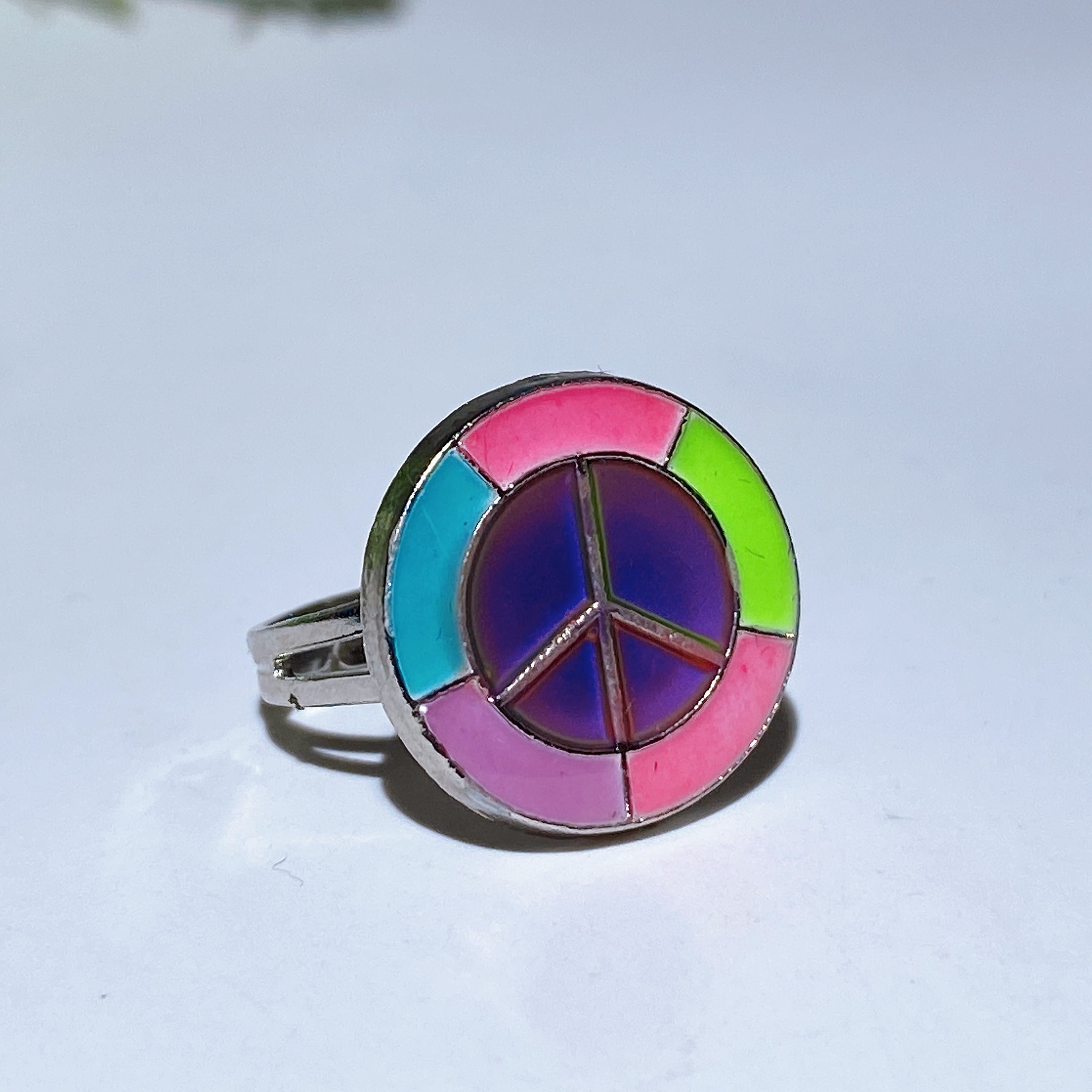 Adjustable Color Changing Crystal Healing Spiritual Ring