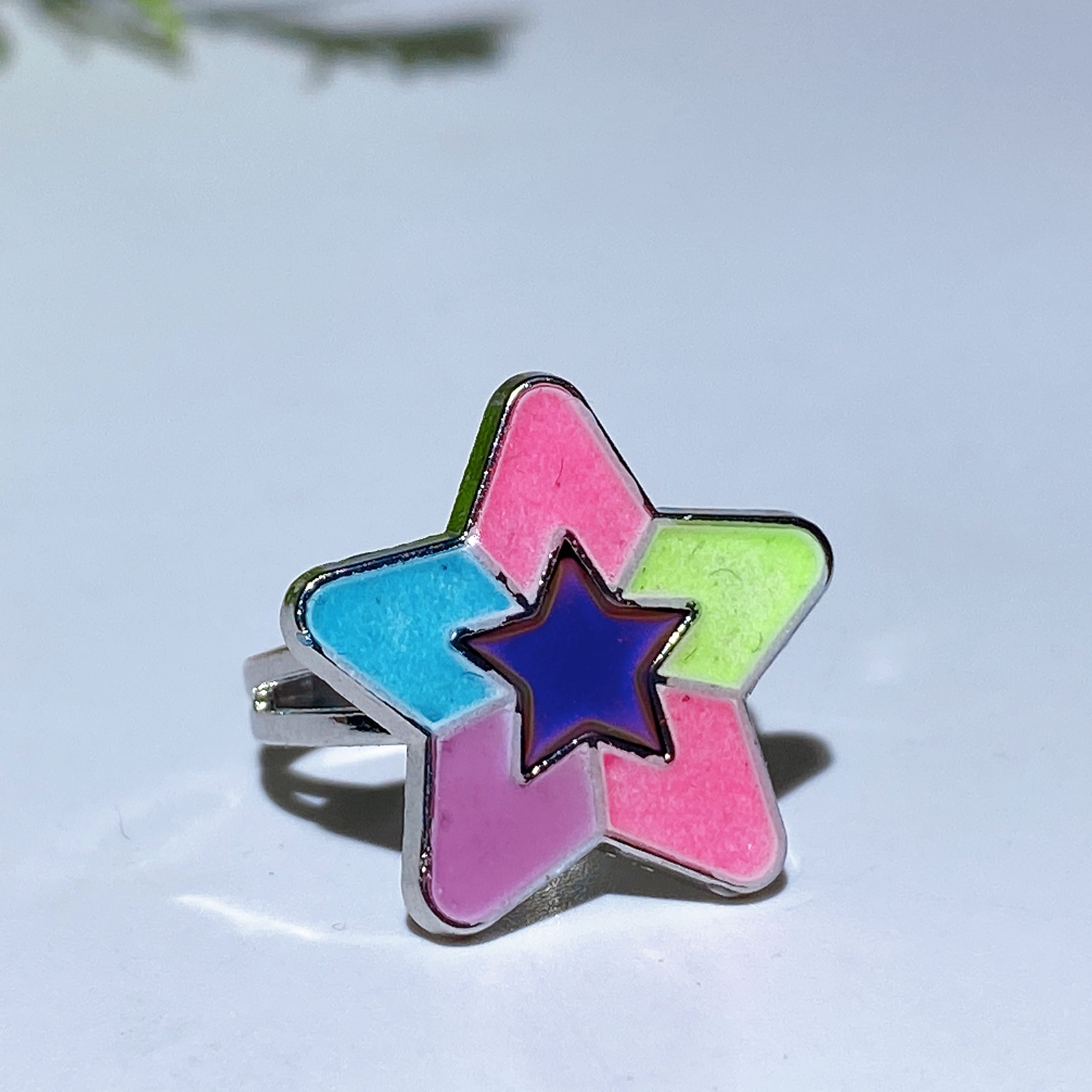 Adjustable Color Changing Crystal Healing Spiritual Ring