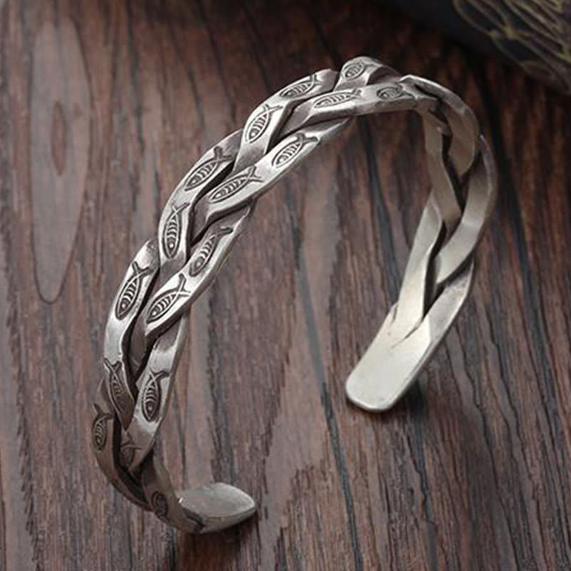 Adjustable Copper Koi Fish Luck & Prosperity Bracelet