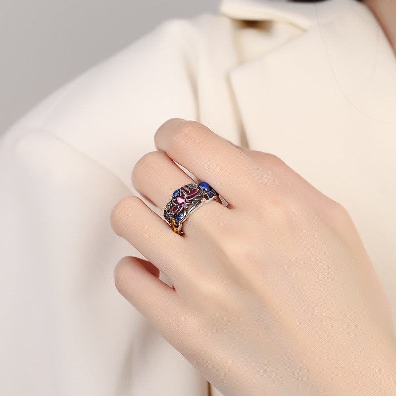 Adjustable Copper Koi Fish Luck & Wealth Ring