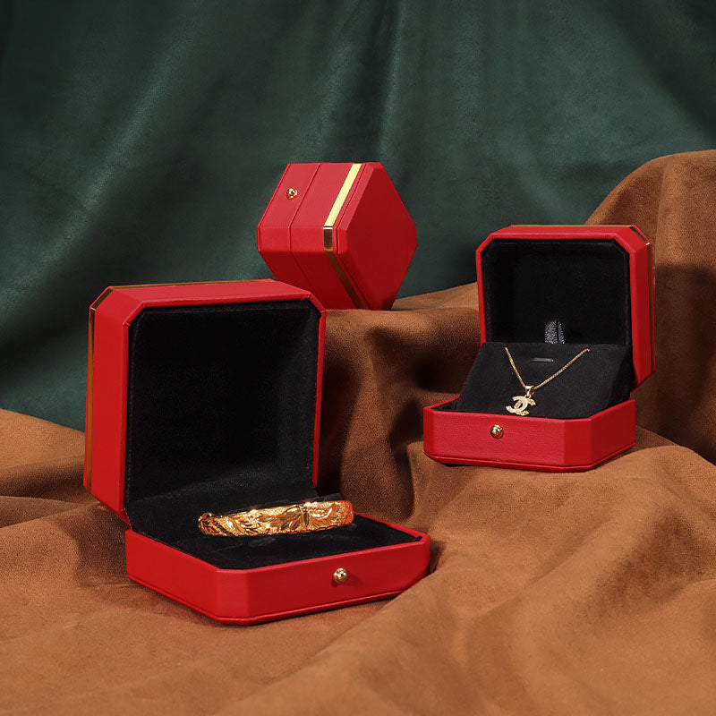 PU Leather Jewelry Storage Box for Spiritual Jewelry Protection