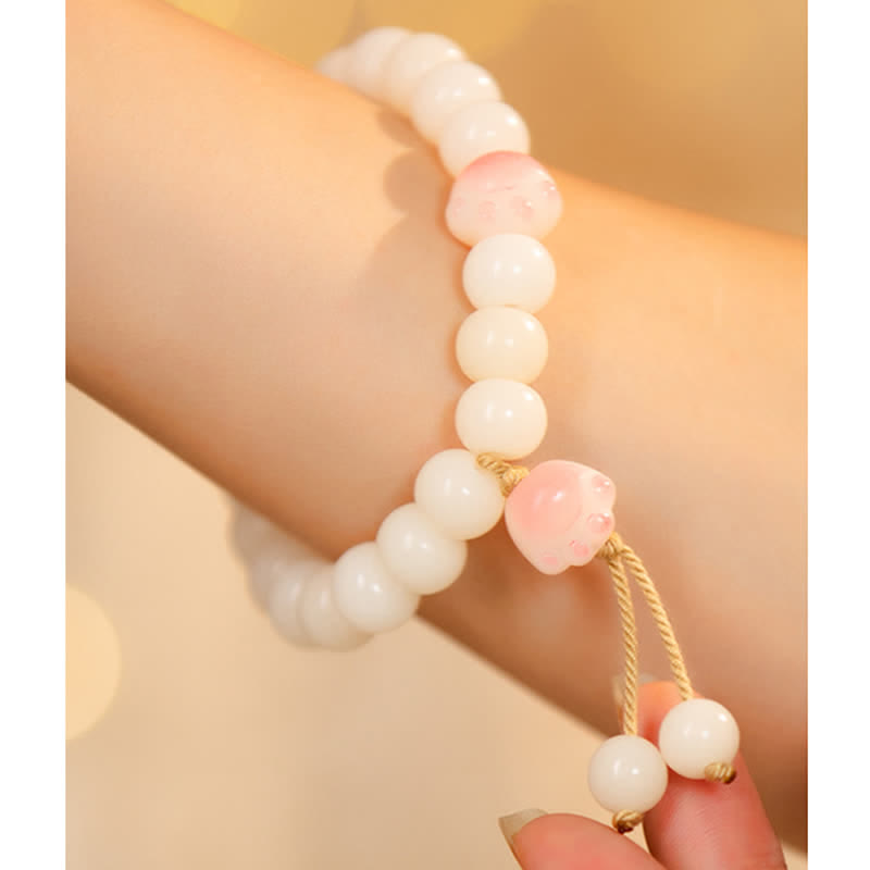 Unisex Bodhi Seed Peace Bracelet for Spiritual Protection