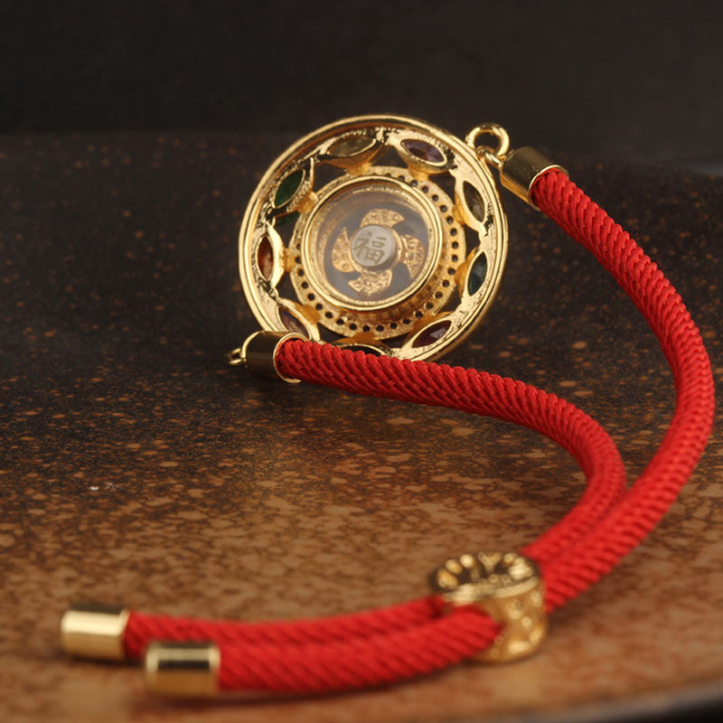 Copper Zircon Wealth Luck Bracelet Necklace | Spiritual Jewelry