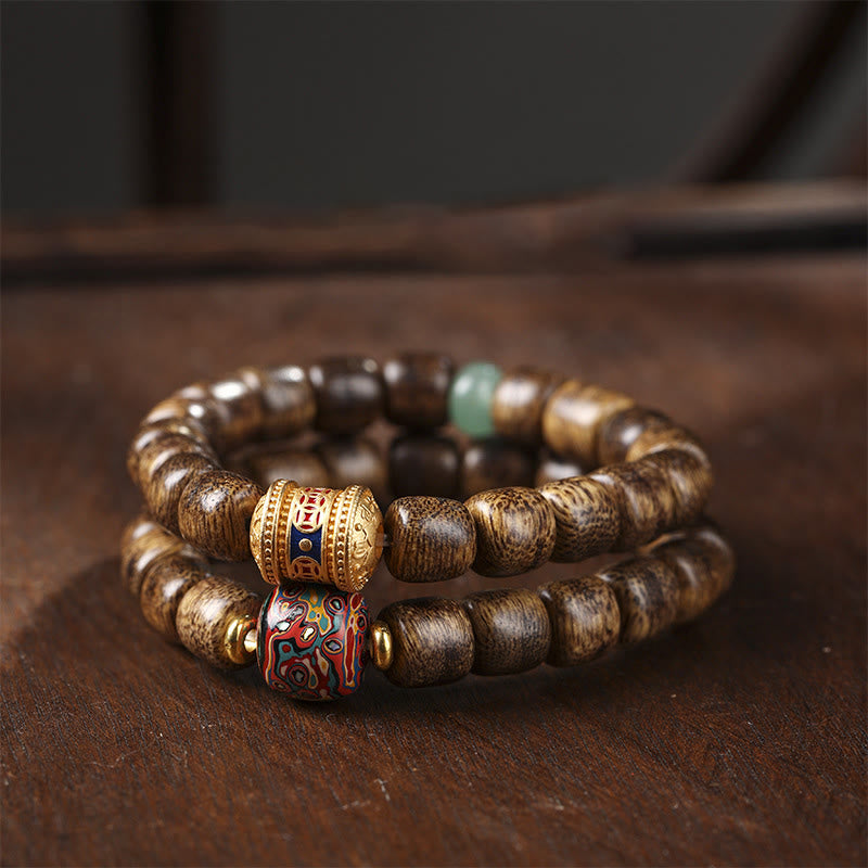 Agarwood Bracelet 14-15cm for Calm & Spiritual Strength