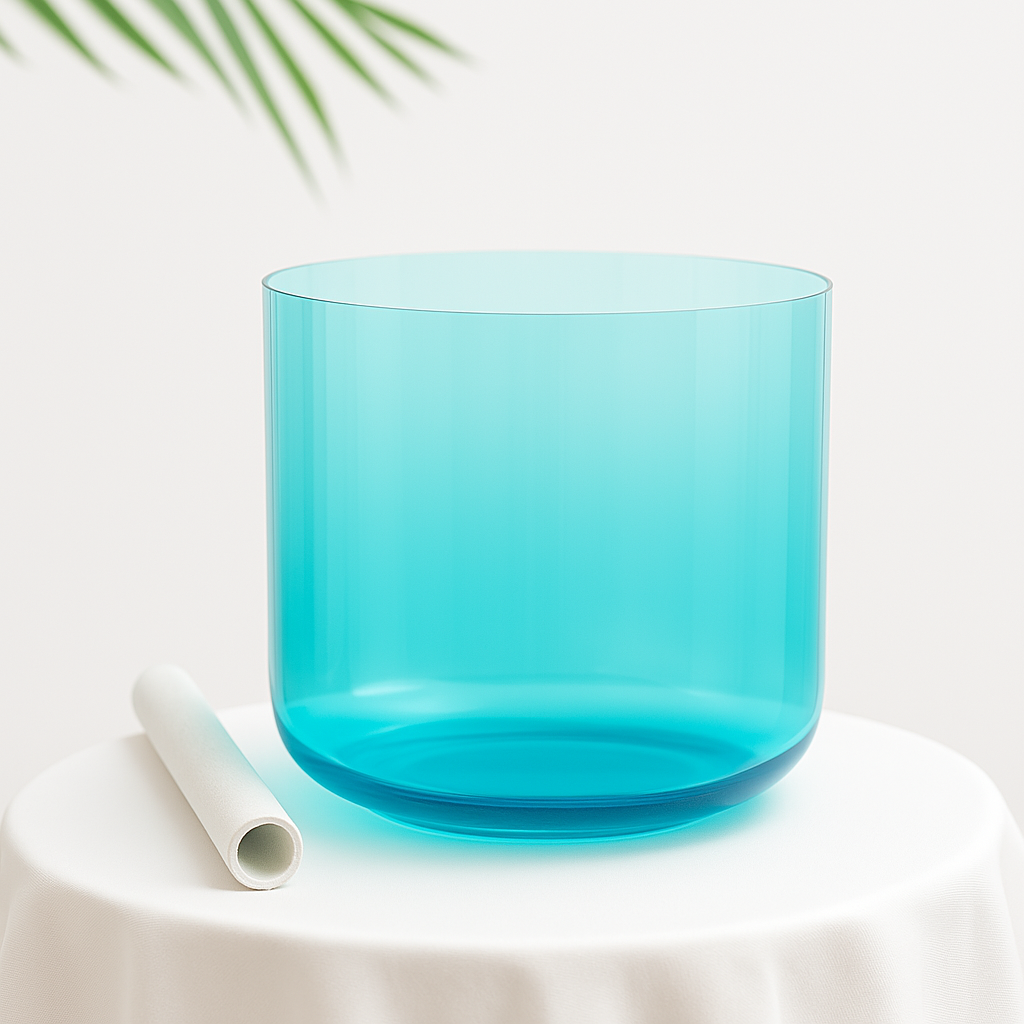 Alchemy Clear Blue G Note Crystal Singing Bowl