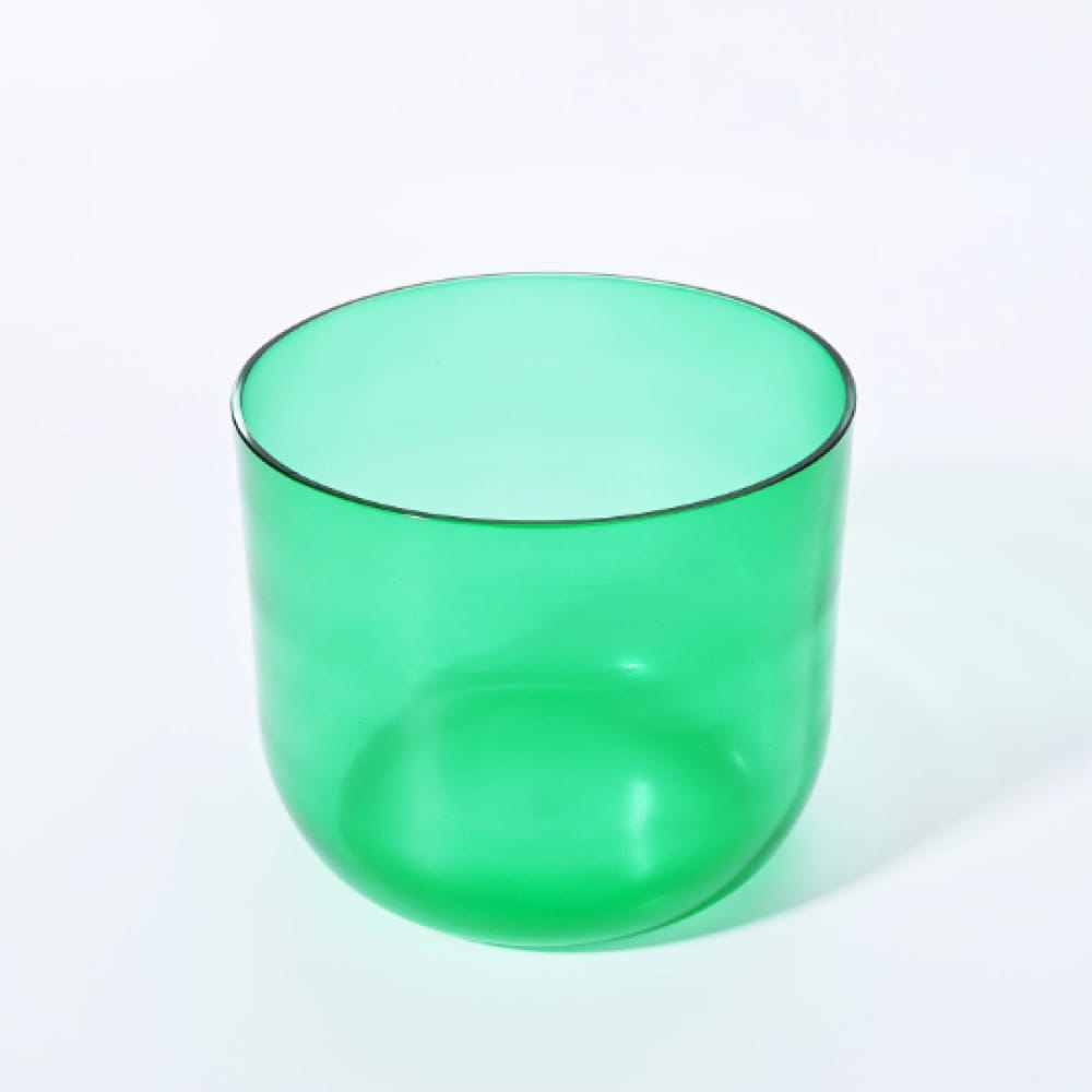 Alchemy Clear Green F Note Crystal Singing Bowl - clear bowl - On sale