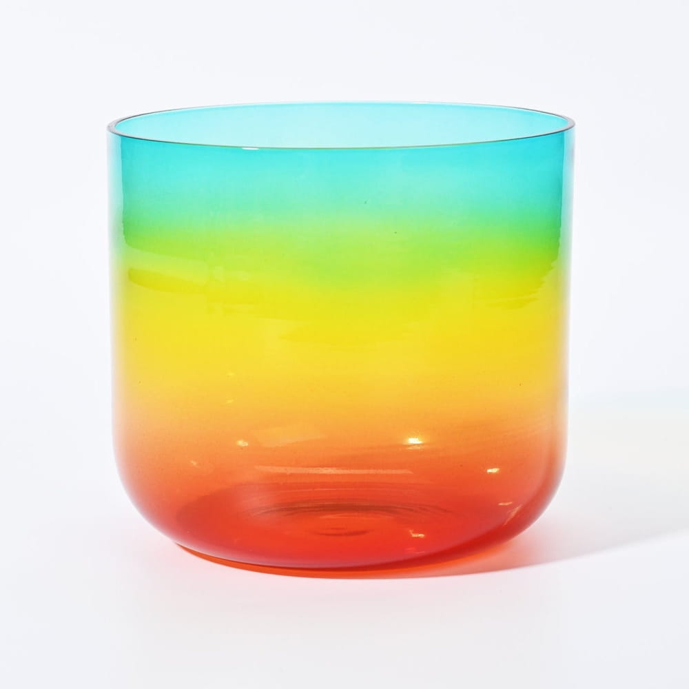 Alchemy Clear Rainbow G Note Crystal Singing Bowl - clear rainbow bowl - On sale