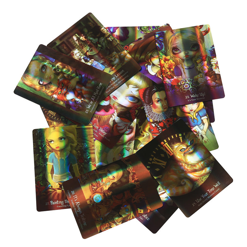 Alice Wonderland Oracle Cards Meditation Deck
