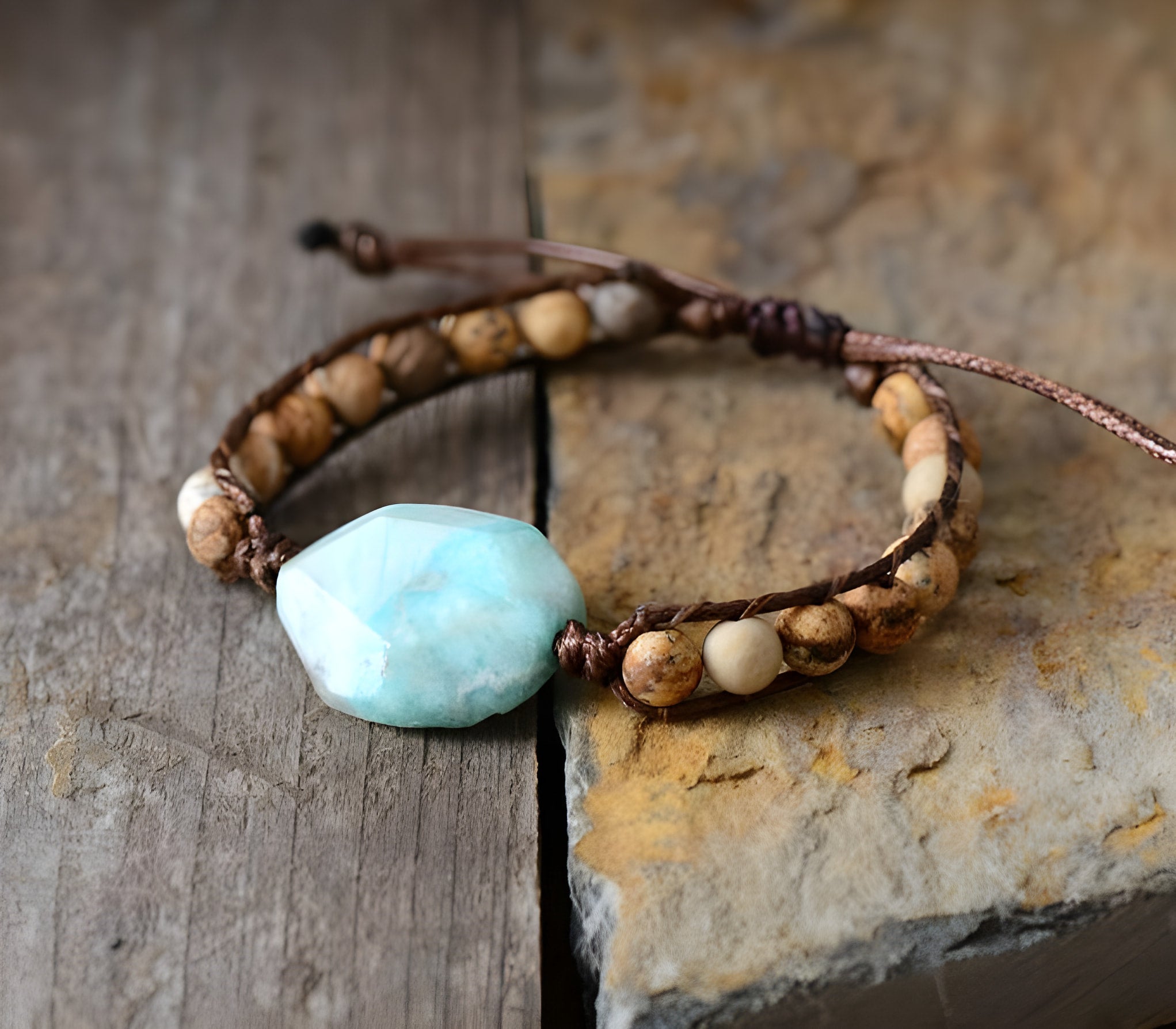Amazonite Chakra Bracelet for Harmony and Balance