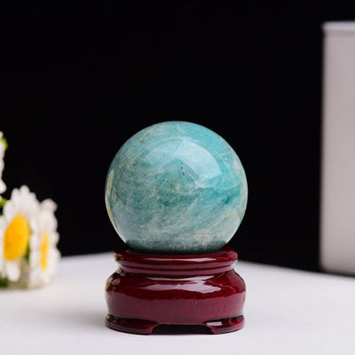 Amazonite Crystal Ball - Courage and Balance Stone