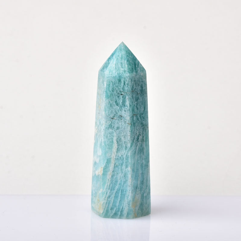 Amazonite Healing Energy Tower for Balance & Calm