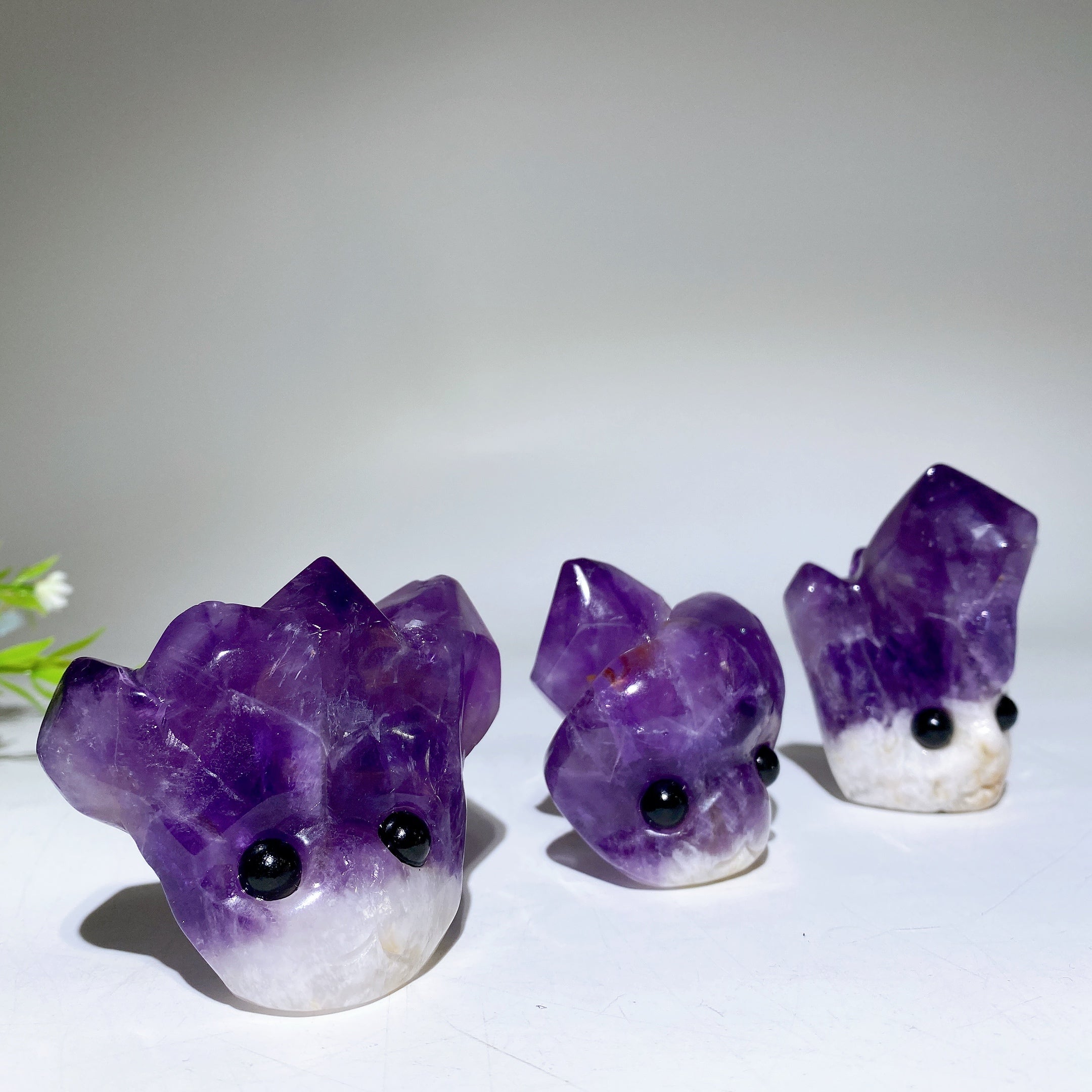 Amethyst Crystal Clusters 2.1-2.7" Healing Display Specimens