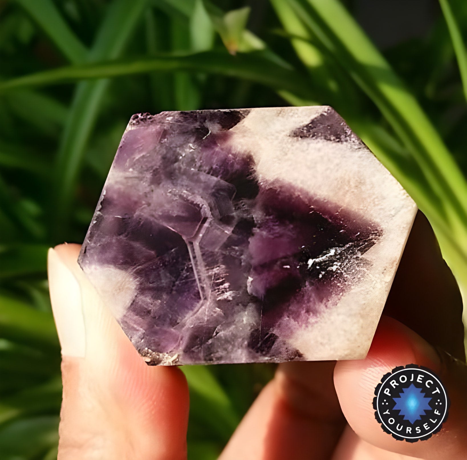 Amethyst Healing Crystal Energy Tower