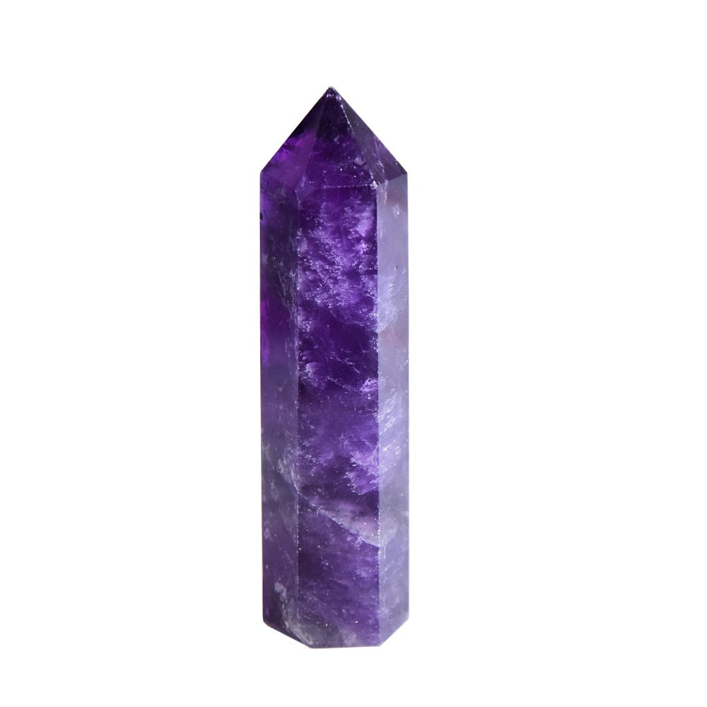 Amethyst Crystal Tower for Focus and Meditation