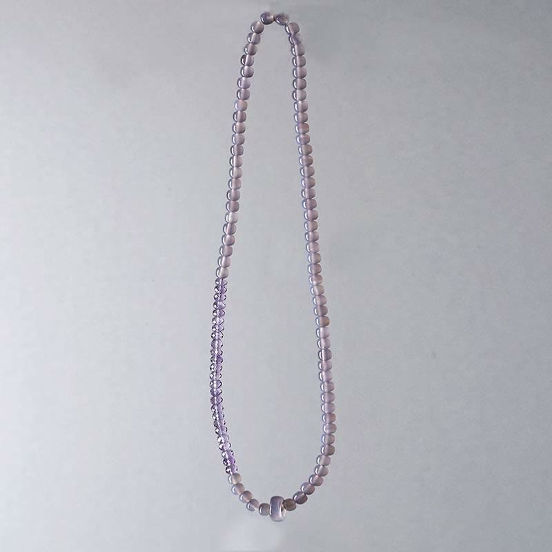 Amethyst Meditation Bracelet Natural Crystal Healing 15.5cm