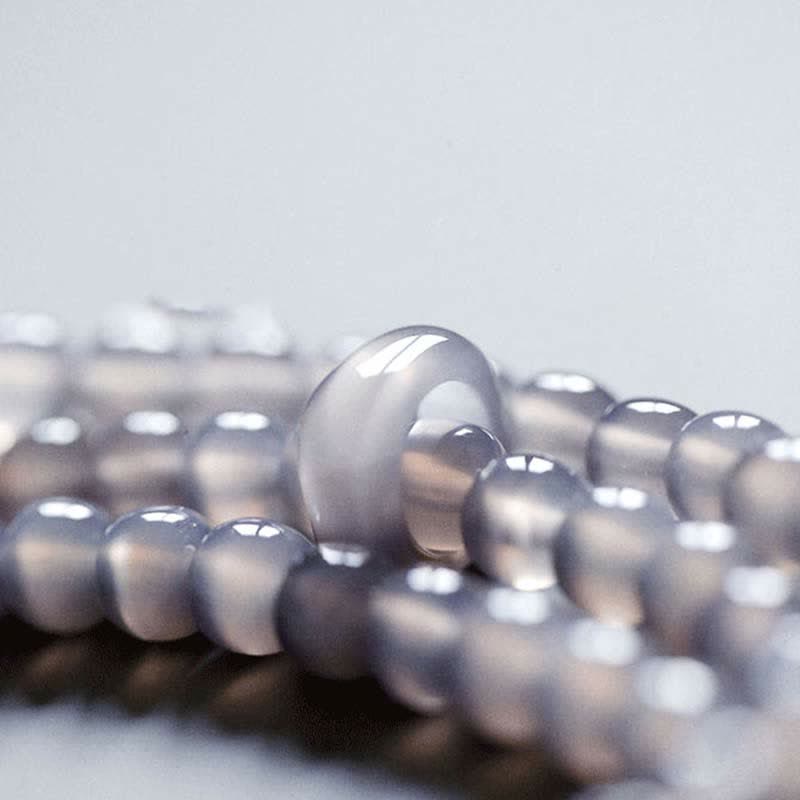 Amethyst Meditation Bracelet Natural Crystal Healing 15.5cm