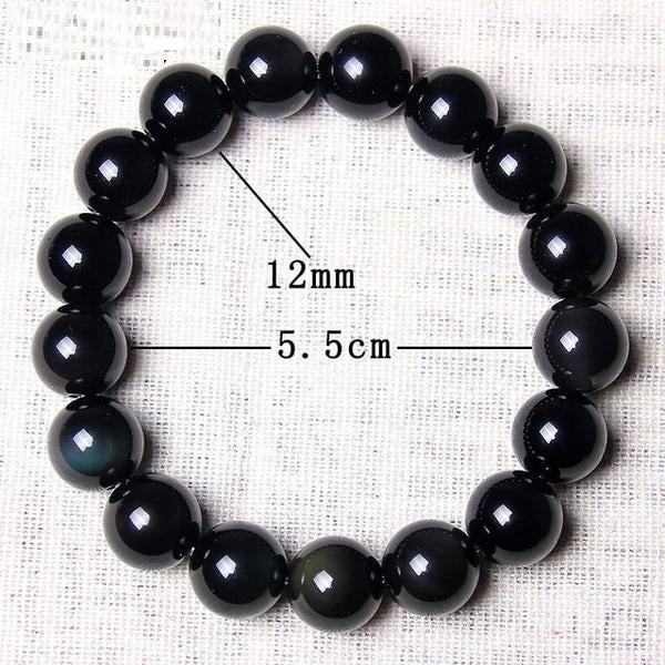 Apache Tear Healing Energy Beaded Bracelet