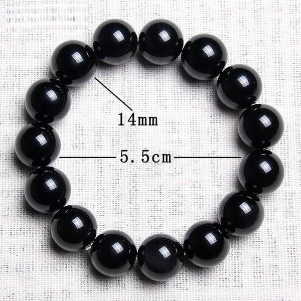 Apache Tear Healing Energy Beaded Bracelet