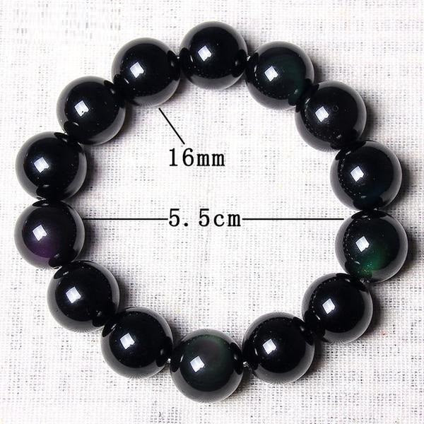 Apache Tear Healing Energy Beaded Bracelet