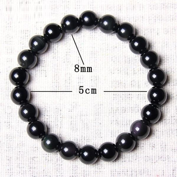 Apache Tear Healing Energy Beaded Bracelet