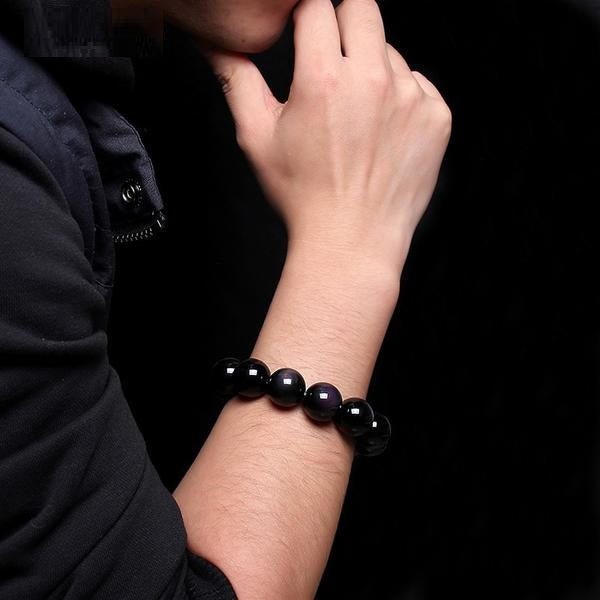 Apache Tear Healing Energy Beaded Bracelet