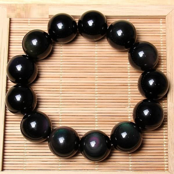 Apache Tear Healing Energy Beaded Bracelet