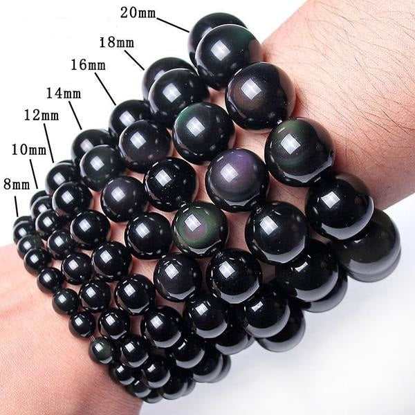 Apache Tear Healing Energy Beaded Bracelet
