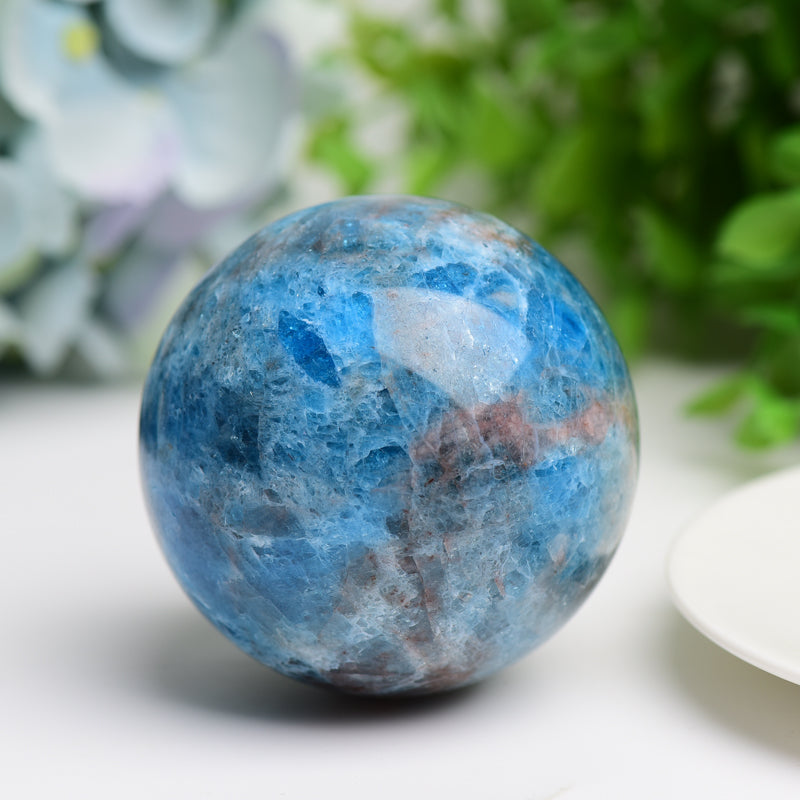 Apatite Crystal Sphere 2-3 inch Energy Healing Orb