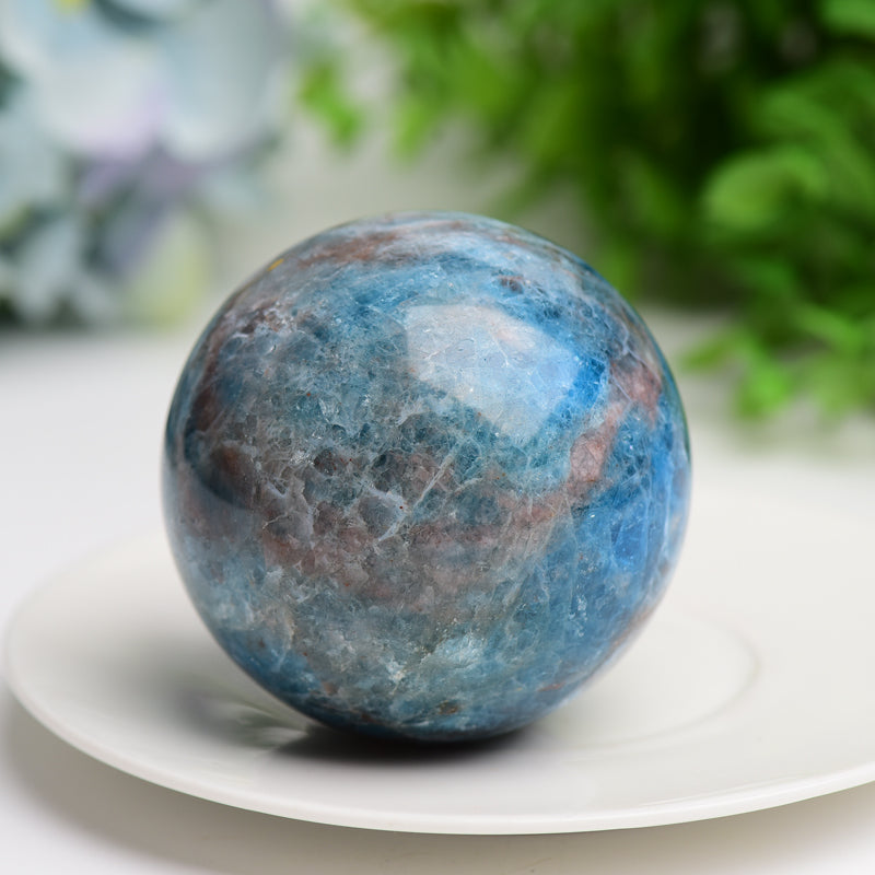Apatite Crystal Sphere 2-3 inch Energy Healing Orb